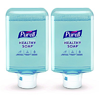 PURELL HEALTHY SOAP with CLEAN RELEASE Technology Refill, For ES10 Dispensers, Mandarin Grapefruit Scent, 1,200 mL, 2/Carton (837102CT)