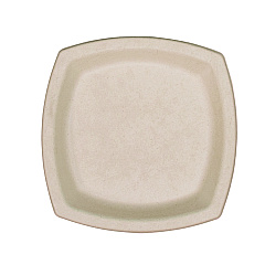 Dart Compostable Fiber Dinnerware, ProPlanet Seal, Plate, 6.7 x 6.7, Tan, 1,000/Carton (DCC6PSC1PF)
