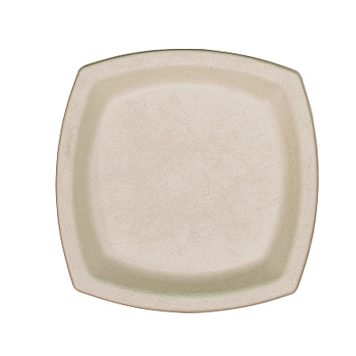 Dart Compostable Fiber Dinnerware, ProPlanet Seal, Plate, 6.7 x 6.7, Tan, 1,000/Carton (DCC6PSC1PF)