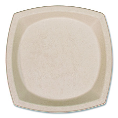 Dart Compostable Fiber Dinnerware, ProPlanet Seal, Plate, 10 x 10, Tan, 500/Carton (DCC10PSC1PF)