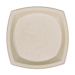 Dart Compostable Fiber Dinnerware, ProPlanet Seal, Plate, 10 x 10, Tan, 125/Pack (DCC10PSC1PFPK)