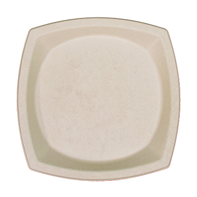 Dart Compostable Fiber Dinnerware, ProPlanet Seal, Plate, 10 x 10, Tan, 125/Pack (DCC10PSC1PFPK)