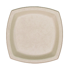 Dart Compostable Fiber Dinnerware, ProPlanet Seal, Plate, 6.7 x 6.7, Tan, 125/Pack (DCC6PSC1PFPK)