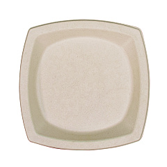 Dart Compostable Fiber Dinnerware, ProPlanet Seal, Plate, 8.25 x 8.25, Tan, 125/Pack (DCC8PSC1PFPK)