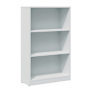 Workspace by Alera Three-Shelf Bookcase, 27.56" x 11.42" x 44.33", White (ALEWS281248WT)