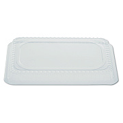HFA Plastic Dome Lids, Fits Oblong Pans 2061/2062, 8.25 x 5.88, Clear, 500/Carton (HFA2062DL)