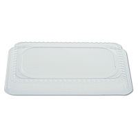 HFA Plastic Dome Lids, Fits Oblong Pans 2061/2062, 8.25 x 5.88, Clear, 500/Carton (HFA2062DL)