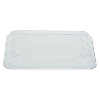 HFA Plastic Dome Lids, Fits Oblong Pans 2061/2062, 8.25 x 5.88, Clear, 500/Carton (HFA2062DL)