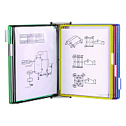 Tarifold Wall Unit Reference Starter Set, 10 Wire-Reinforced Pockets (TFIW291)