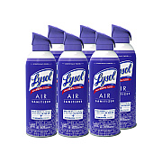 LYSOL Air Sanitizer Spray, Light Breeze Scent, 10 oz Aerosol Can, 6/Carton (RAC99394CT)