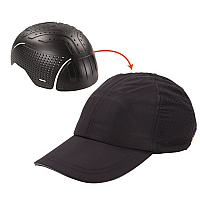 ergodyne Skullerz 8947 Lightweight Baseball Hat and Bump Cap Insert, X-Small/Small, Black (EGO23450)