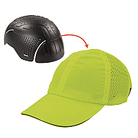 ergodyne Skullerz 8947 Lightweight Baseball Hat and Bump Cap Insert, Medium/Large, Lime (EGO23457)