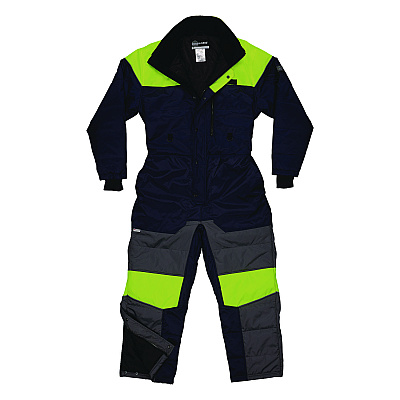 ergodyne N-Ferno 6475 Insulated Freezer Coverall, X-Large, Navy (EGO41245)