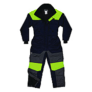 ergodyne N-Ferno 6475 Insulated Freezer Coverall, 5X-Large, Navy (EGO41249)