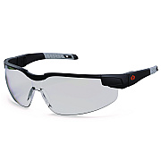 ergodyne Skullerz DELLENGER Anti-Fog Safety Glasses with Adjustable Temples,Black Nylon Impact Frame,Indoor/Outdoor Polycarbonate Lens (EGO50065)