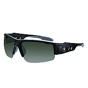 ergodyne Skullerz DAGR Anti-Scratch and Enhanced Anti-Fog Safety Glasses, Black Nylon Impact Frame, Smoke Polycarbonate Lens (EGO52035)
