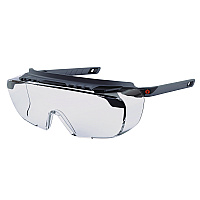ergodyne Skullerz OSMIN Safety Glasses, Matte Black Polycarbonate Frame, Clear Polycarbonate Lens (EGO55101)
