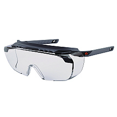 ergodyne Skullerz OSMIN Anti-Scratch/Anti-Fog Safety Glasses, Matte Black Polycarbonate Frame, Clear Polycarbonate Lens (EGO55102)