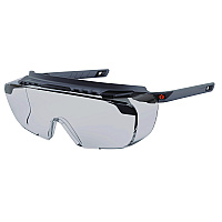 ergodyne Skullerz OSMIN Safety Glasses, Matte Black Polycarbonate Frame, Indoor/Outdoor Polycarbonate Lens (EGO55103)