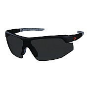 ergodyne Skullerz SKOLL Anti-Scratch/Anti-Fog Safety Glasses, Matte Black Nylon Impact Frame, Smoke Polycarbonate Lens (EGO59035)