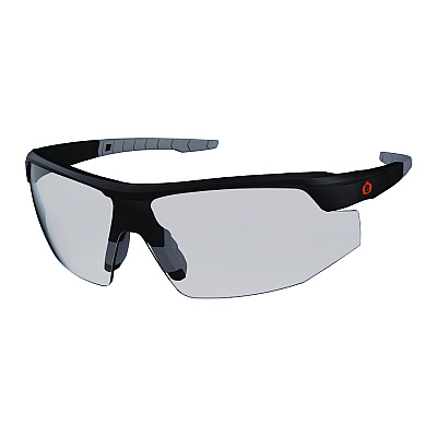 ergodyne Skullerz SKOLL Anti-Scratch/Anti-Fog Safety Glasses, Matte Black Nylon Impact Frame, Indoor/Outdoor Polycarbonate Lens (EGO59085)