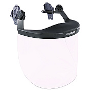 ergodyne Skullerz 8995 Anti-Scratch and Anti-Fog Hard Hat Face Shield with Adapter for Full Brim, Clear Lens (EGO60245)