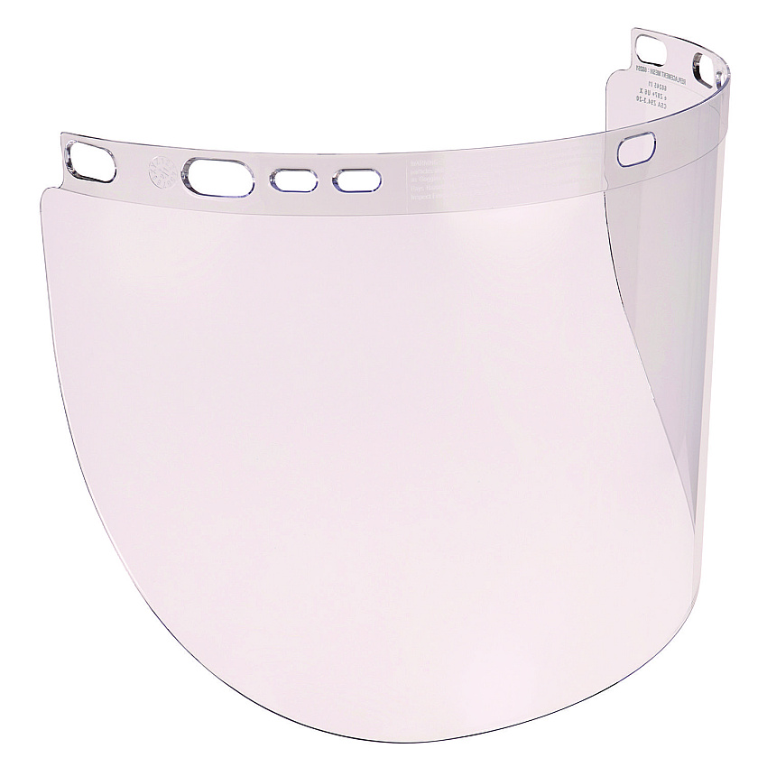 ergodyne Skullerz 8998 Anti-Scratch/Anti-Fog Face Shield Replacement for Full Brim Hard Hat, Clear Lens (EGO60251)