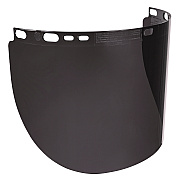 ergodyne Skullerz 8998 Anti-Scratch/Anti-Fog Face Shield Replacement for Full Brim Hard Hat, Smoke Lens (EGO60252)