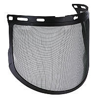 ergodyne Skullerz 8999 Mesh Face Shield Replacement for Hard Hat and Safety Helmet, Black (EGO60253)