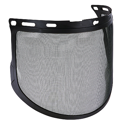 ergodyne Skullerz 8999 Mesh Face Shield Replacement for Hard Hat and Safety Helmet, Black (EGO60253)