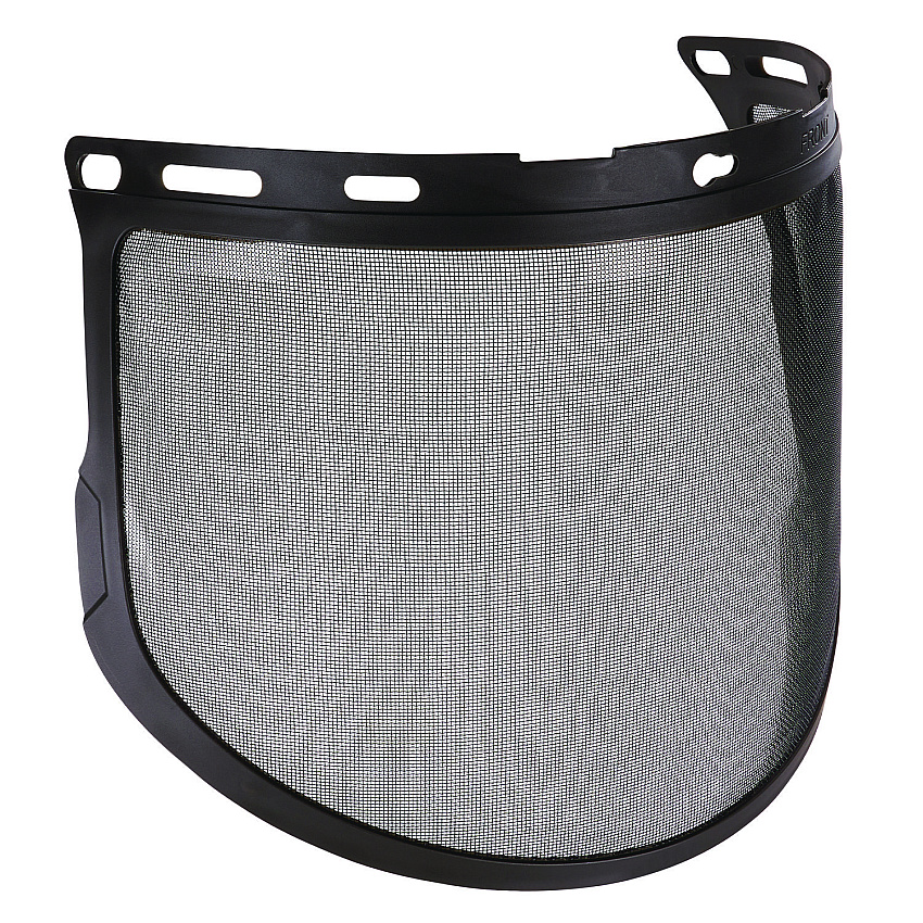 ergodyne Skullerz 8999 Mesh Face Shield Replacement for Hard Hat and Safety Helmet, Black (EGO60253)