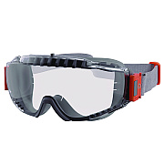 ergodyne Skullerz MODI OTG Anti-Scratch and Enhanced Anti-Fog Safety Goggles with Neoprene Strap, Clear Lens (EGO60302)