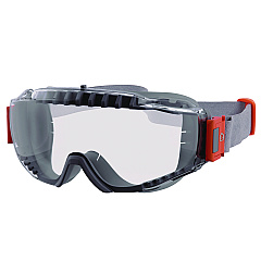 ergodyne Skullerz MODI OTG Anti-Scratch and Enhanced Anti-Fog Safety Goggles with Neoprene Strap, Clear Lens (EGO60302)