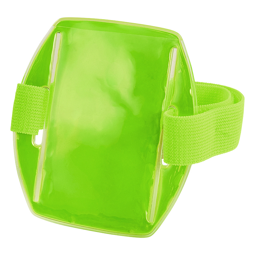 ergodyne Squids 3386 Arm Band ID/Badge Holder, Vertical, Lime, 3.75 x 4.25 Holder, 2.5 x 4 Insert (EGO19956)