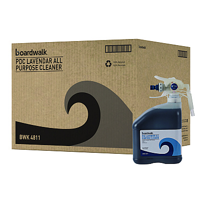 Boardwalk PDC All Purpose Cleaner, Lavender Scent, 3 Liter Bottle, 2/Carton (BWK4811)
