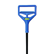 Impact Janitor Style Screw Clamp Mop Handle, Fiberglass, 64", Blue (IMP94)