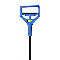 Impact Janitor Style Screw Clamp Mop Handle, Fiberglass, 64", Blue (IMP94)