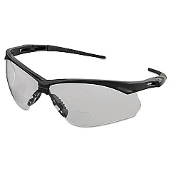 KleenGuard V60 Nemesis Rx Reader Safety Glasses, Black Frame, Clear Lens, +2.5 Diopter Strength (KCC28627)