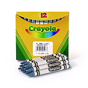 Crayola Bulkl Crayons, Gray, 12/Box (CYO520836052)