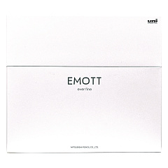 uniball EMOTT ever fine Porous Point Pen, Stick, Fine 0.4 mm, Assorted Ink Colors, White Barrel, 40/Pack (UBC24839)