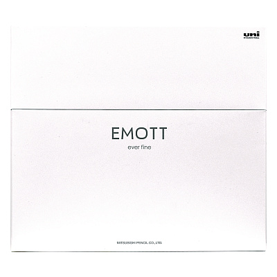 uniball EMOTT ever fine Porous Point Pen, Stick, Fine 0.4 mm, Assorted Ink Colors, White Barrel, 40/Pack (UBC24839)