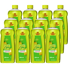 Pine-Sol Multi-Surface Cleaner Concentrated, Lemon Fresh Scent, 14 oz Bottle, 12/Carton (CLO60148CT)
