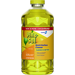 Pine-Sol CloroxPro Multi-Surface Cleaner Concentrated, Lemon Fresh Scent, 80 oz Bottle (CLO60607EA)