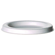 Eco-Products Vanguard Sugarcane Portion Cup Lid, Fits 2 oz Portion Cup, White, 2,500/Carton (ECOEPSPCLID2NFA)