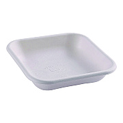 Eco-Products Vanguard Worldview Renewable and Compostable Sugarcane Takeout Containers, 9.9 oz, 5 x 5 x 1, White, Sugarcane, 800/Carton (ECOEPSCS5NFA)