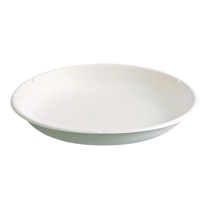 Eco-Products Vanguard Worldview Renewable and Compostable Sugarcane Take-Out Containers, 34.1oz, 9 x 9 x 1.25, White, Sugarcane, 400/CT (ECOEPSCR9NFA)