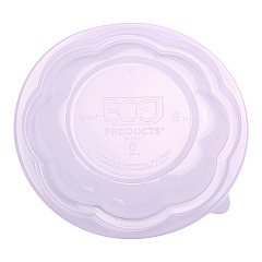 Eco-Products Renewable and Compostable Lids, Fits 24, 32 and 48 oz Salad Bowls, Clear, Plastic, 300/Carton (ECOEPSBLID)