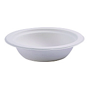 Eco-Products Renewable Sugarcane Bowls, 12 oz, Natural White, 50/Pack, 20 Packs/Carton (ECOEPBL12)