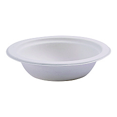 Eco-Products Renewable Sugarcane Bowls, 12 oz, Natural White, 50/Pack, 20 Packs/Carton (ECOEPBL12)