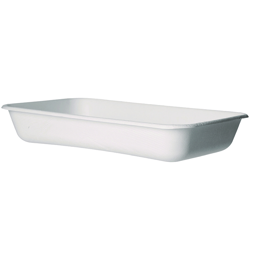 Eco-Products Vanguard Worldview Renewable and Compostable Sugarcane Take-Out Containers, 10.47 x 10.47 x 1.76, White, 200/Carton (ECOEPSCRC107NFA)